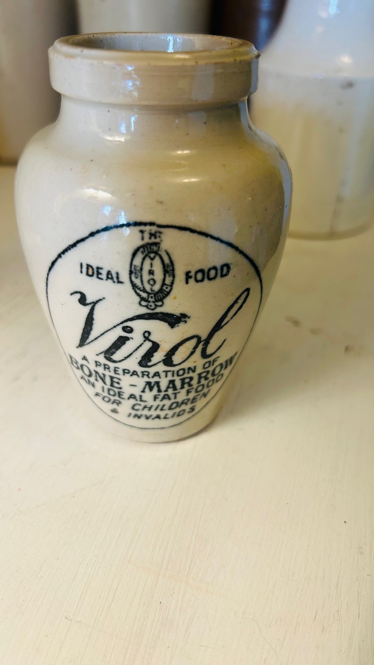 English Vintage/Antique Virol Bottles 1890-Bundle Priced