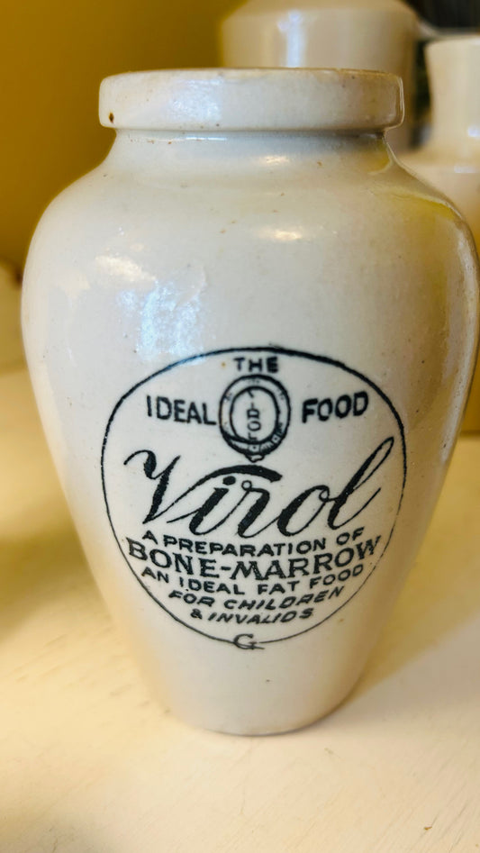 English Vintage/Antique Virol Bottles 1890-Bundle Priced