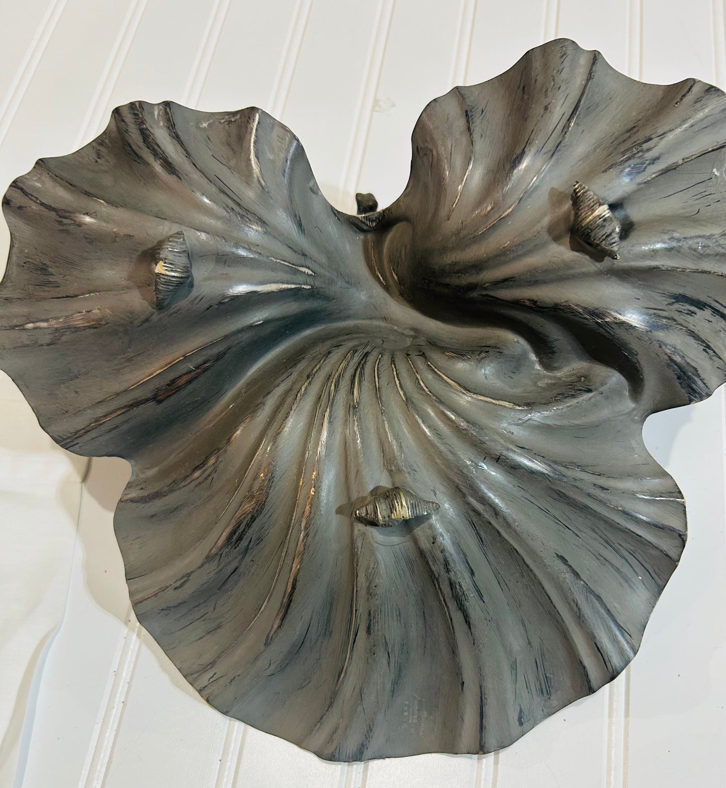 Scalloped Metal Tray