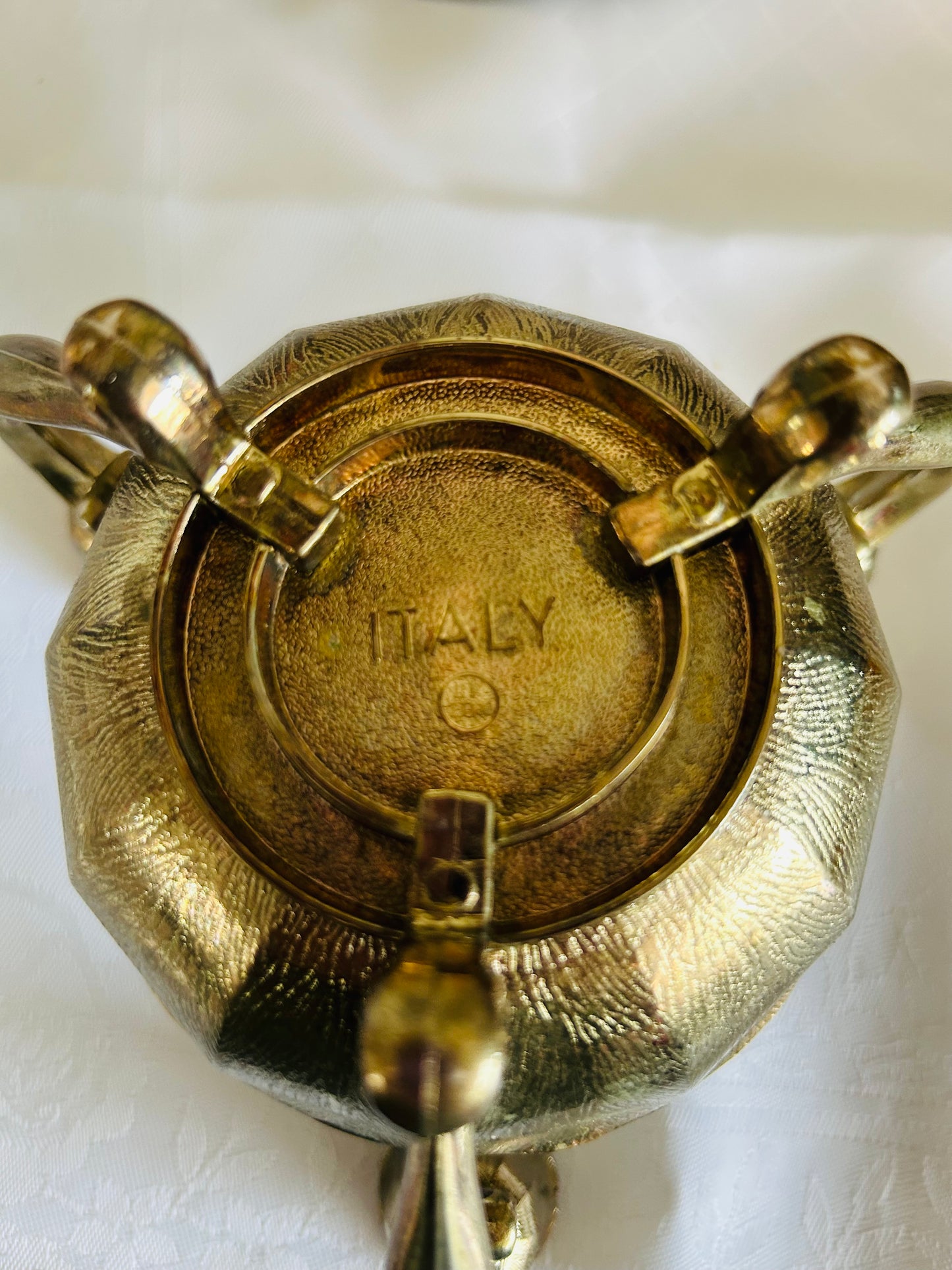Italian Brass Candle Holder