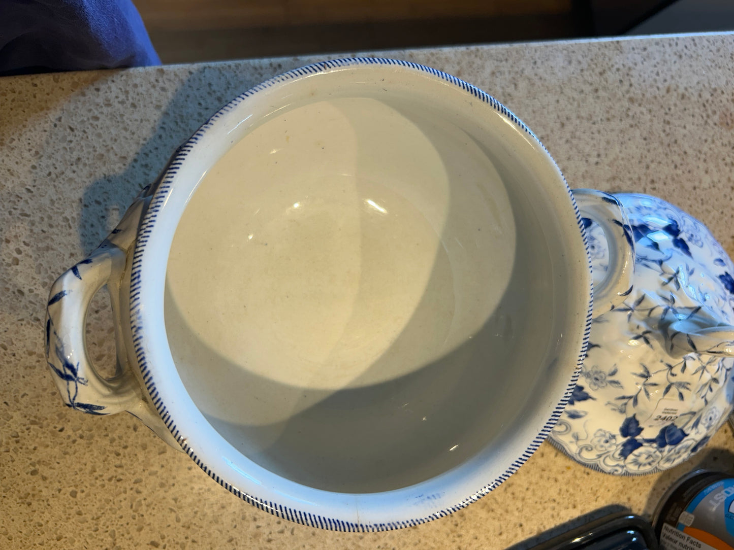 Creil and Montereau Flora Soup Tureen
